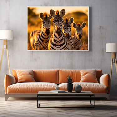 Zebra Family Painting